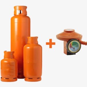 Regulator + Cylinder + Gas Bundle
